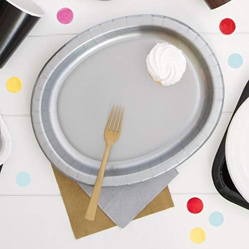 Gold Solid Luncheon Paper Napkins - 6.5" x 6.5" (20 Ct) - Elegant & Durable Design - Perfect for Parties, Events & Celebrations