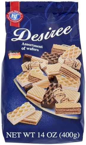 Hans Freitag Biscuits and Wafers (Desiree Wafers, 14oz, pack of 2)