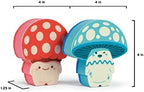 Genuine Fred Fun Guys, Mushroom Kitchen Sponges, Set of 2, Multicolored