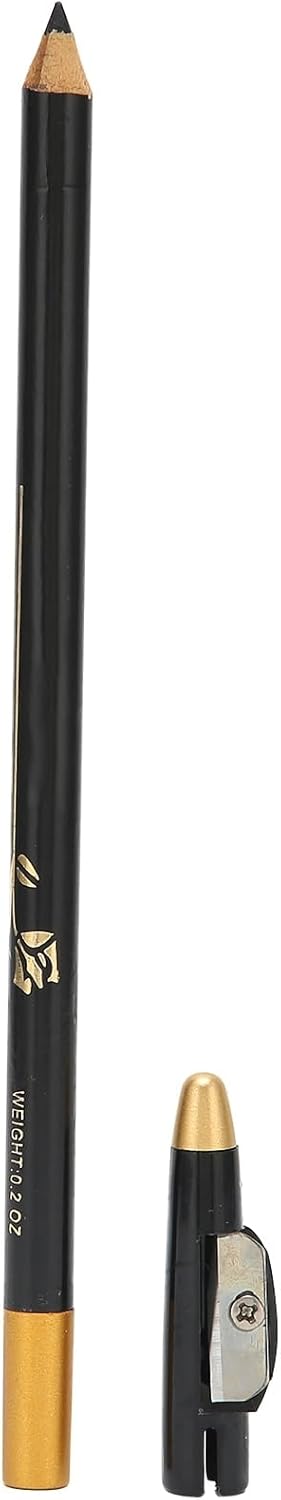 Beard Pencil, Premium Barber Pencil Beard Shaper with Built in Sharpener Edge Hairline Razor Trace Pencils Beard Guide Beard and Hairline, Professional Shaping Tool for Men (Black)