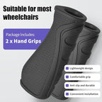 ‌Drive Wheelchair Handle Grip Replacement Set – Anti-Slip Hand Grips (2-Pack), Ergonomic Rubber Cushioning for Manual/Power Wheelchairs, Rollators & Mobility Scooters