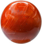 Amazing Gemstone Red Jasper Crystal Ball with Stand - 2 Inches Crystal Sphere Meditation Balls for Witchcraft and Decorative Balls
