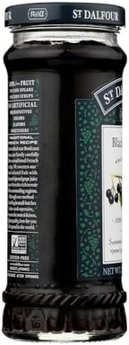 St. Dalfour - Fruit Spread 100% Natural Jam Black Currant - 10 oz.(pack of 2)