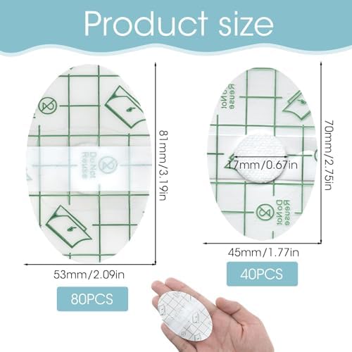 Waterproof Ear Stickers Covers for Shower, Disposable Hypoallergenic Swimming Ear Stickers with Soft Cotton Ear Plugs, Suitable for Family Use by Bathing (120PCS(L 80 +S 40), Large)