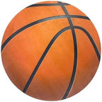 Dekora, Edible Basketball Cake Decoration, Edible Cake Toppers Decoration for Sports Party, Round 7.8 In, For Fondant, Cream, Buttercream and Chocolate Coating, Easy to Use, Sugar-Free