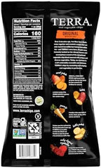 Terra Vegetable Chips, Original Chips with Sea Salt, 6.8 Oz
