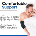 Elbow Splint Tendonitis l Tennis Elbow Brace | Cubital Tunnel Brace Support for Sleeping | Arm Support & Compression Sleeve Immobilizer for Ulnar Nerve Pain Relief | Women & Men Fits Most