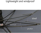 Multifunctional Non-Slip Walking Stick Umbrella for The Elderly Outdoor Sunshade Mountaineering Straight Handle Umbrella Wind and UV Protection
