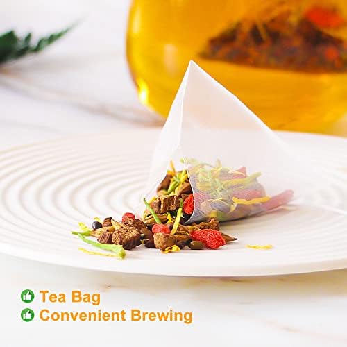 Plant Gift Bamboo Leaf Cassia Seed Tea Bag 8.81oz (5g*50bags) Wolfberry, Barley,Honeysuckle, Osmanthus, Chinese Pure Natural, Health Care Mixed Tea, 250g 淡竹叶决明子茶