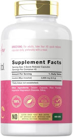 Carlyle Myo-Inositol Supplement for Women | 2600mg | 180 Capsules | Extra Strength | Non-GMO, Gluten Free