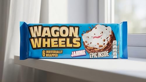 Burtons Jammie Wagon Wheels 6 Pack x 4