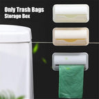 2pcs Fine Bag Dispenser,Small Bin Liner Kit,Fine Liner Trash Bags Dispenser,Trash Can Liner Dispenser,No Punching Required Wall Mount Trash Bag Holder Dispenser (2pcs-gray)