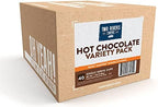 Two Rivers Coffee Hot Chocolate Pods Single Serve Cocoa Variety Sampler Pack Compatible with 2.0 Keurig K-Cup Brewers, 40 Count