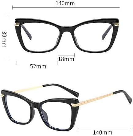 Fashion Sturdy Reading Glasses Blue Light Blocking HD Computer Readers Fatigue Relieve Flat Light Mirror for Women