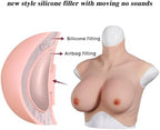 Oil-free 8th Generation Silicone Breastplate With Makeup Skin Float Point Inside Airbag Silicone Filler Look Natural
