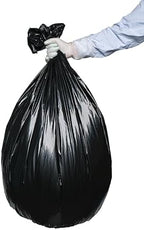 TYPLASTICS 40-45 Gallon Trash Bags Can Liners Heavy Duty 40x46" 1.5 Mil, Black 100 Count, Lawn and Leaf Bags