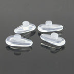 Eyeglass Push in Nose Pads,10 Pairs Glasses Replacement Air Cushion Nose Pieces,Anti Slip Soft Silicone Air Chamber Nosepads for Eyeglasses, Sunglass