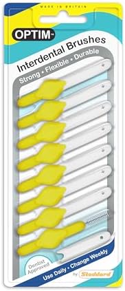 Icon Soft Interdental Brushes Fine - 0.7 mm Yellow - 8 Brush Pack