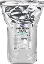 NOW Foods Sports Nutrition, Whey Protein Isolate, 25 g With BCAAs, Creamy Vanilla Powder, 10-Pound
