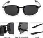 FEISEDY Sports Sunglasses for Men Women TR90 Rimless Frame for Running Fishing Driving B0349