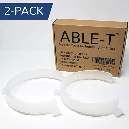2 Pack - Plate Guard, FSA Eligible, Designed by an Occupational Therapist. Fits Most 9" to 12" Plates