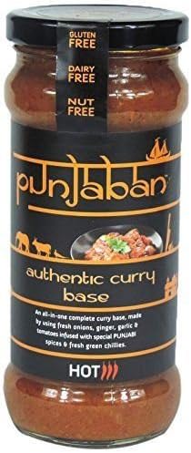 Punjaban Authentic Curry Base - Hot 225g (Pack of 6)