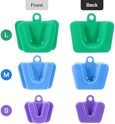 9PCS Dental Bite Blocks, Oral Silicone Mouth Prop Cheek Retrackors (3Pcs/Set, 3Sets/Pack)