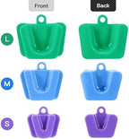 9PCS Dental Bite Blocks, Oral Silicone Mouth Prop Cheek Retrackors (3Pcs/Set, 3Sets/Pack)