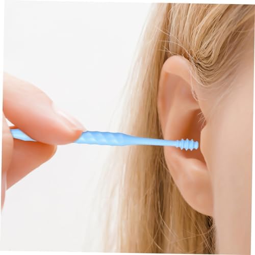 Garneck 20pcs Earwax Removal Kit Ear Cleaning Tools Double Head Ear Spoon Gentle Earwax Remover Safe for Ages Vibrant Colors Compact Portable