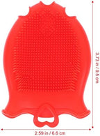 Beaupretty Silicone Shampoo Brush for Baby and Kids Soft Scalp Massager with Comfortable Grip Gentle Exfoliating Toddler Bath Scrubber for Hair Care