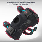 Fit Geno Hinged Knee Brace for Women: Adjustable Knee Brace with Side Stabilizers - Breathable Compression for Meniscus Tear, Arthritis, Knee Pain Relief, Injury Recovery, Running, Sports (Medium)