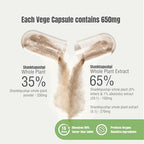 Herbsforever Shankhpushpi(Convolvulus pluricaulis)-Extra Strength(20:1) Extract, Equiv. to 4580mg Plant Powder Per Serving-Brain Tonic & Cognitive Focus|5% Bitters & 1% Alkaloid|60Veg Capsules|650mg