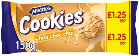 McVitie's Cookies The Chunky One White Chocolate Chip 150g - Pack of 12