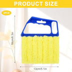 JIEYAO 2PCS Blind Cleaner Tools, Microfiber Window Blind Duster Washable 7-Finger Blind Cleaner Tool Duster for Window Blinds Air Vents Fans Venetian Shades Dust Dirt