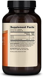 Dr. Mercola Liposomal Vitamin C - Brain, Heart, Eye & Immune Support - Provides 1,000 mg of Bioavailable Vitamin C - Non-GMO, Gluten-Free & Soy-Free - 180 Capsules (90 Servings)