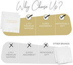 Wedding Napkins 50 Pcs – 25 Different Marriage Quotes - Wedding Cocktail Napkins with Funny Quotes, Shower, Love, Just Married Celebration