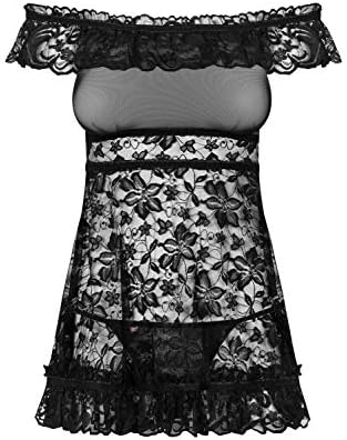 Obsessive Women's Flores Chemise & Thong Sleepwear