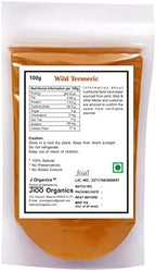 Jioo Organics Wild Turmeric Powder Amba Haldi/Jungli Haldi (Manjal)_Pack of 100g