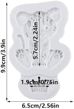 Lion Fondant Molds Lion Cub Silicone Mold for Cake Decoration Cupcake Toppers Chocolate Candy Polymer Clay Gum Paste