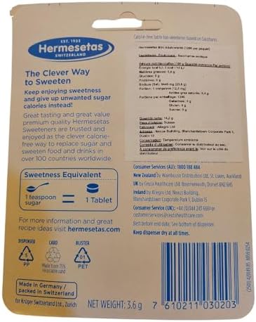 Hermesetas Mini Sweeteners (1200 per pack) - Pack of 2