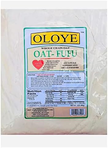 OLOYE Oat FuFu 4LB, 3 Count
