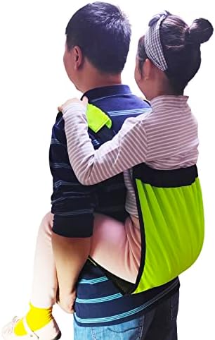 Kids Carrier Hiking Back Pack Belt Outdoor Children Lift Sling for Transferring Toddler, Disabled, Handicapped, Bedridden to Car,Wheelchair,Vehicle,Bed,Chair (Green)