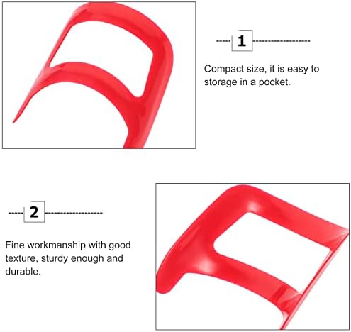 Healifty Goatee Shaving Template Shaping Edge Up Tool for Goatee Trimming Lineup Beard Grooming Kit for Men Barber Supplies 2pcs
