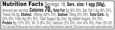 Amazon Grocery, Cage-Free Brown Eggs, Grade A, 18 Ct