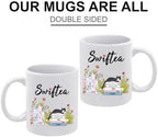 Funny Coffee Swiftea Album Coffee Mug Gift for Singer Fans Womens Girls 11oz White Double Sided Mug