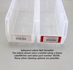 (28-Pack) Kanban Label Inserts compatible with Akro-Mils Akro Bins, Medium Size, Kanban Indication, Alternative to 29301 (1.18" Height) Clear Protective Plastic Label Holders for 30224