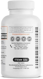 Bronson Vitamin B6 100mg Premium Vitamin B6 Supplement, 250 Tablets