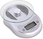 GeRRiT Digital Scales Food Scales Kitchen Scales Portable Electronic Scales Digital Weight Balance Cooking Foods (Silver)
