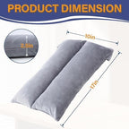 1 MIDDLE ONE Arm Pillow, Memory Foam Arm Rest Pillow for Adults and Side Sleepers, Elbow Support Elevation Pillow for Post Surgery and Numbness with Removable Cover (Grey)