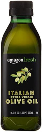 Amazon Fresh, Italian Extra Virgin Olive Oil, First Cold Pressed, 16.9 Fl Oz